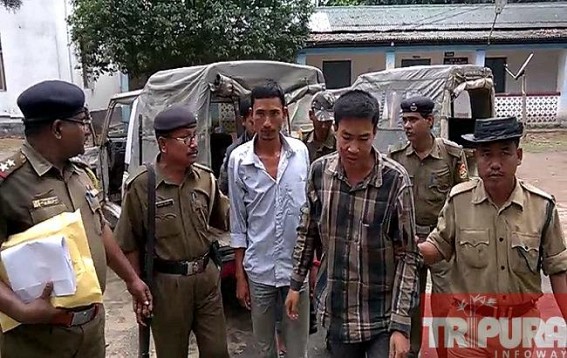 TSR Jawan murder case : 3 detained with arms from Khowai gets 1 day jail custody in Udaipur